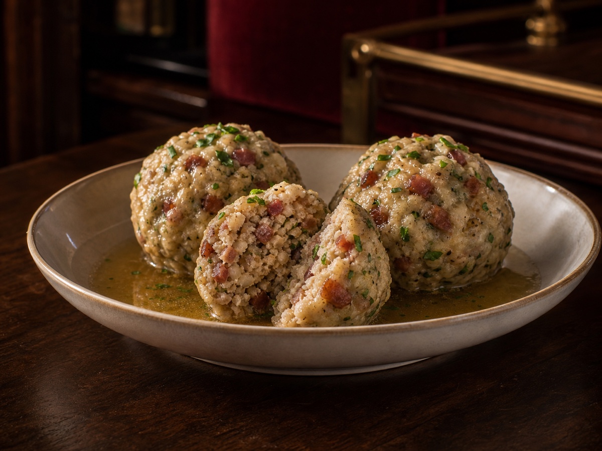 Serviervorschlag: Speckknödel